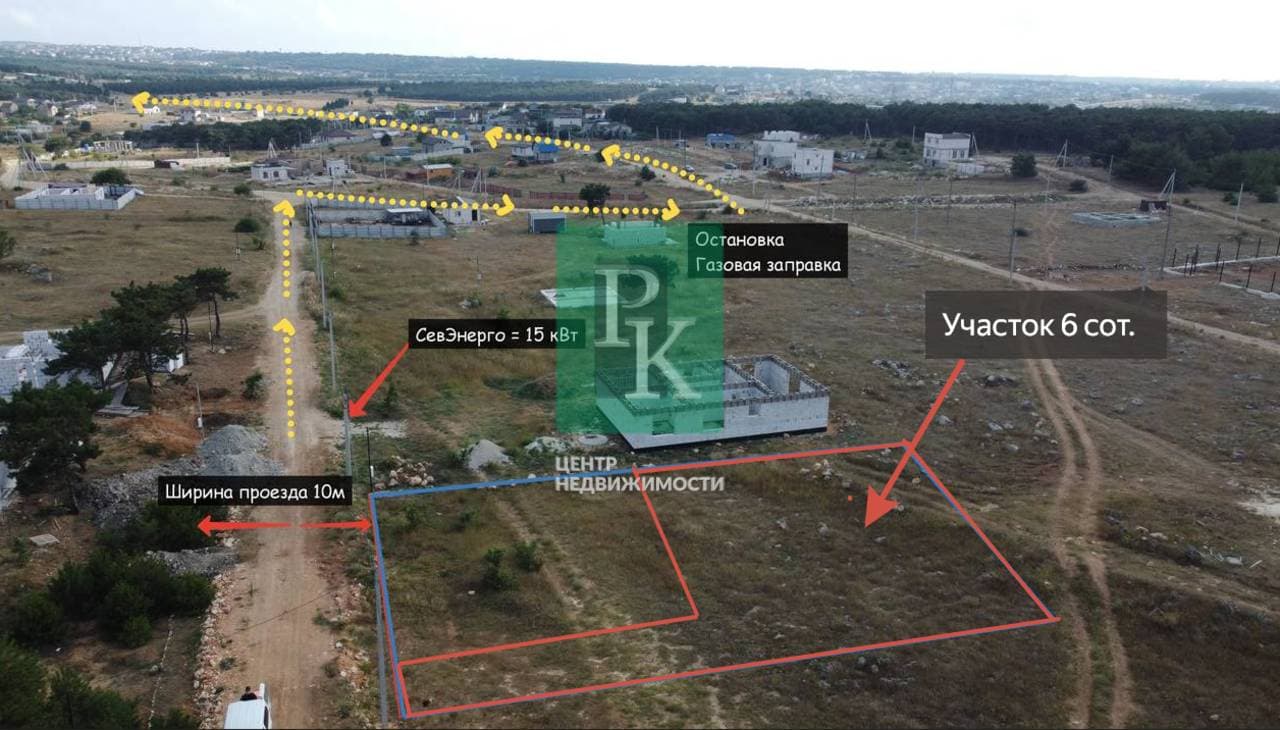Участок 6 сот., Гагаринский район, Севастополь