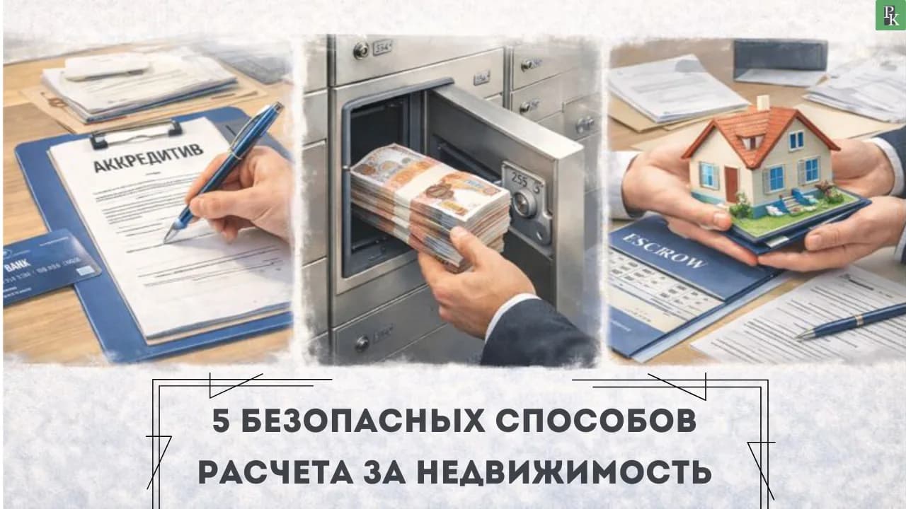 Как безопасно передать деньги за недвижимость: 5 основных способов