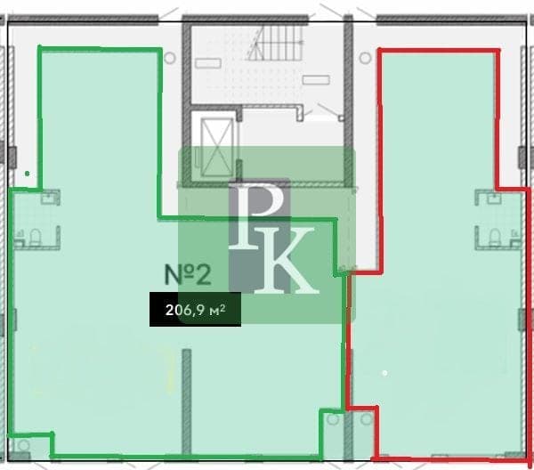 Планировка: Помещение свободного назначения, 78.1 м²