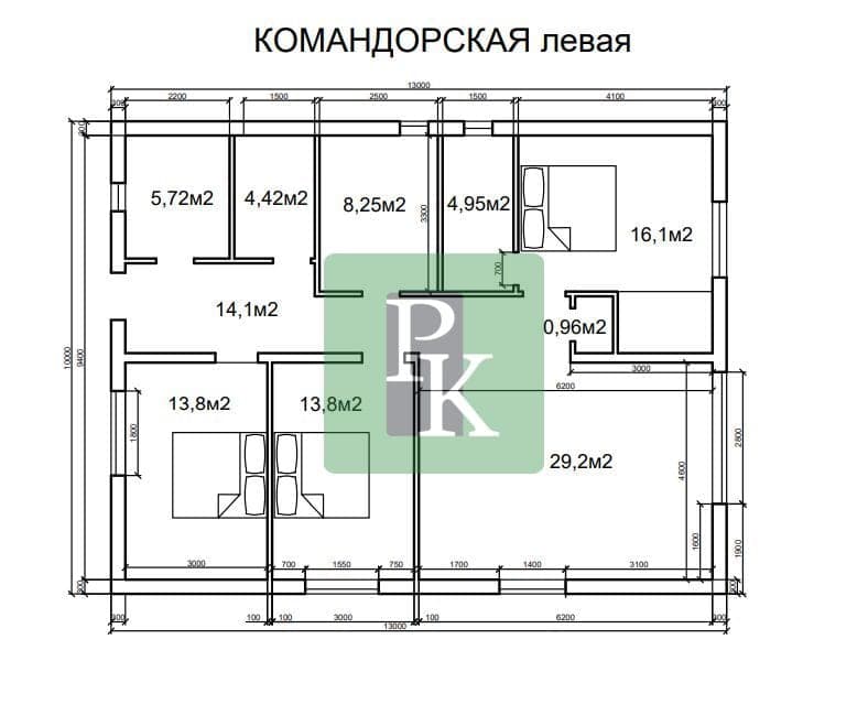 Планировка: Дом, 116.6 м²