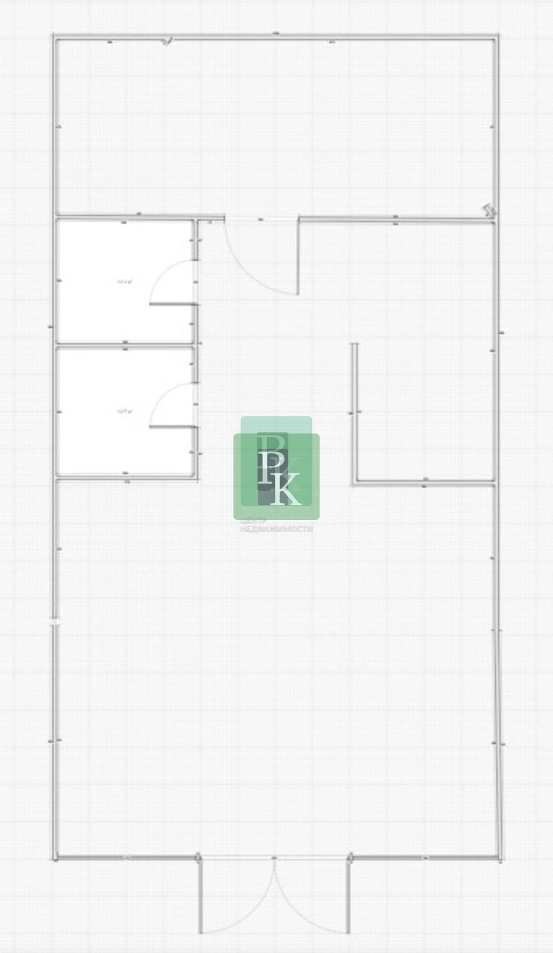 Планировка: Помещение свободного назначения, 40.6 м²
