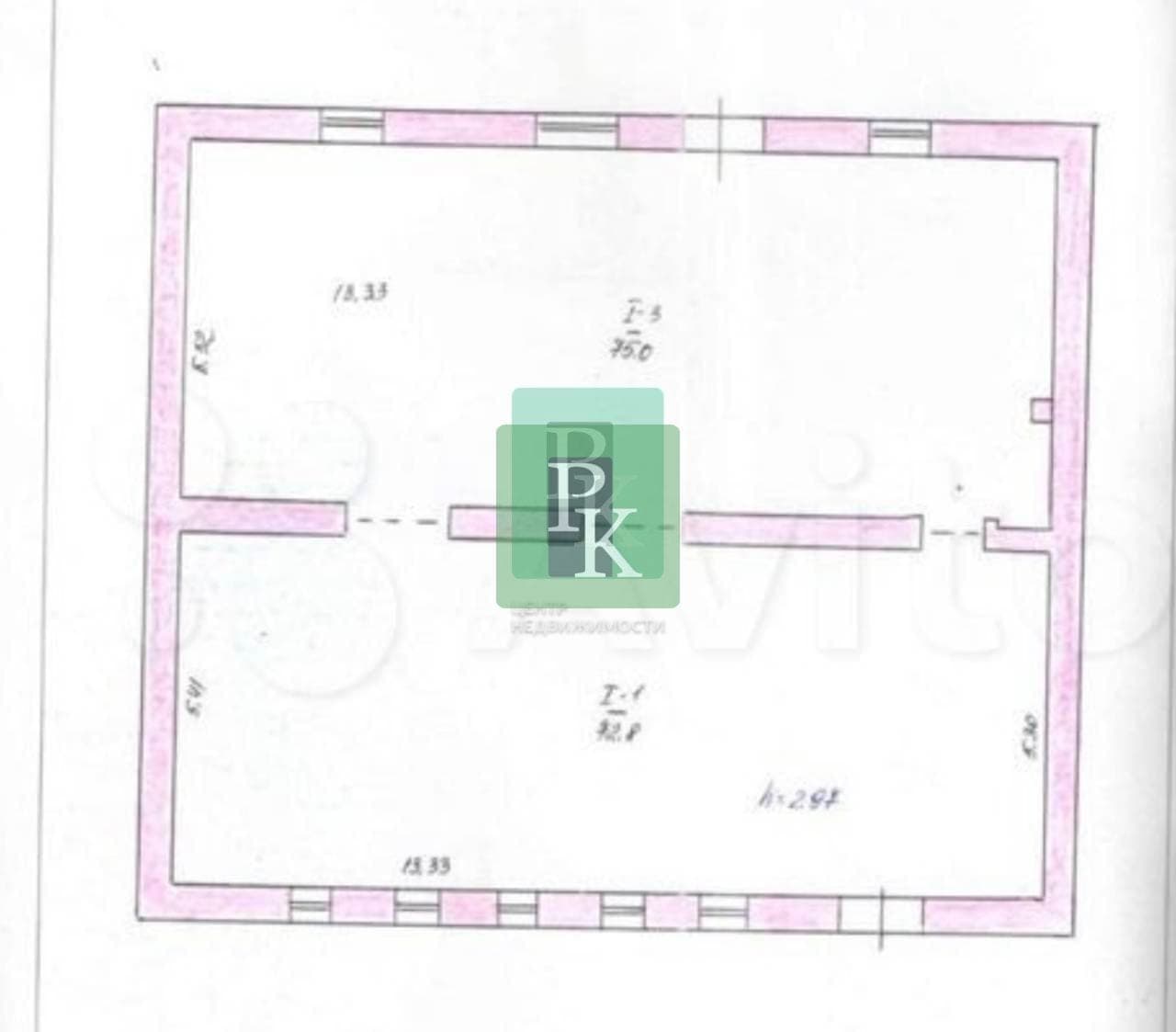 Планировка: Торговое помещение, 147.9 м²