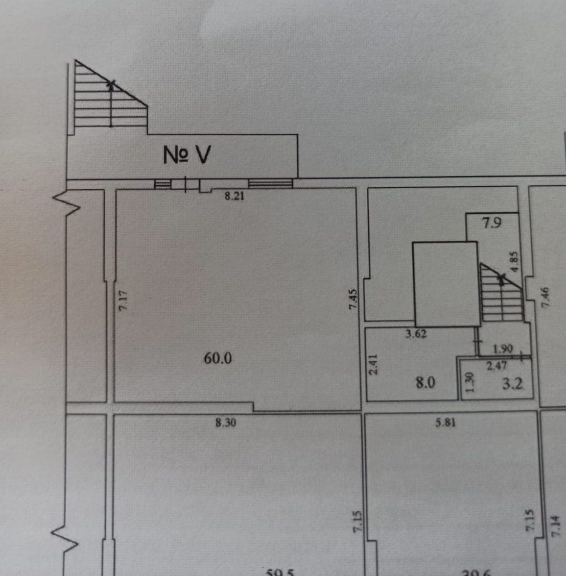 Планировка: Помещение свободного назначения, 60.1 м²