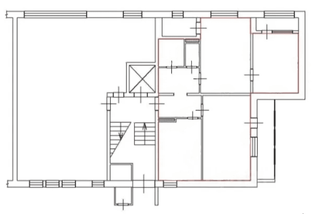 Планировка: 3-комн. квартира, 84.7 м²