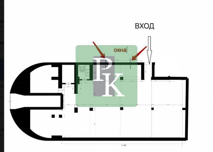 Планировка: Помещение свободного назначения, 220 м²