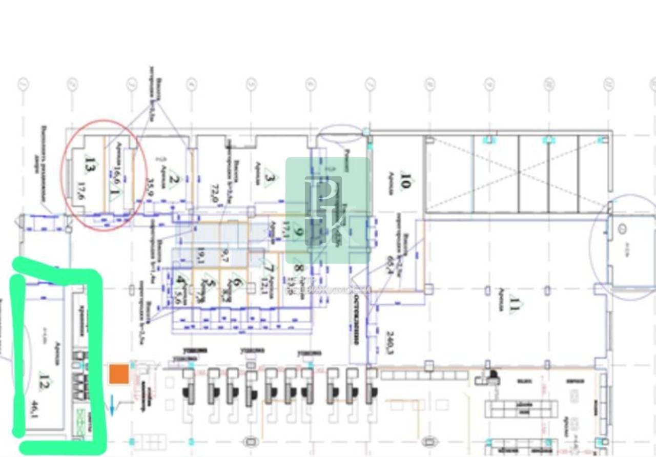 Планировка: Помещение свободного назначения, 45 м²