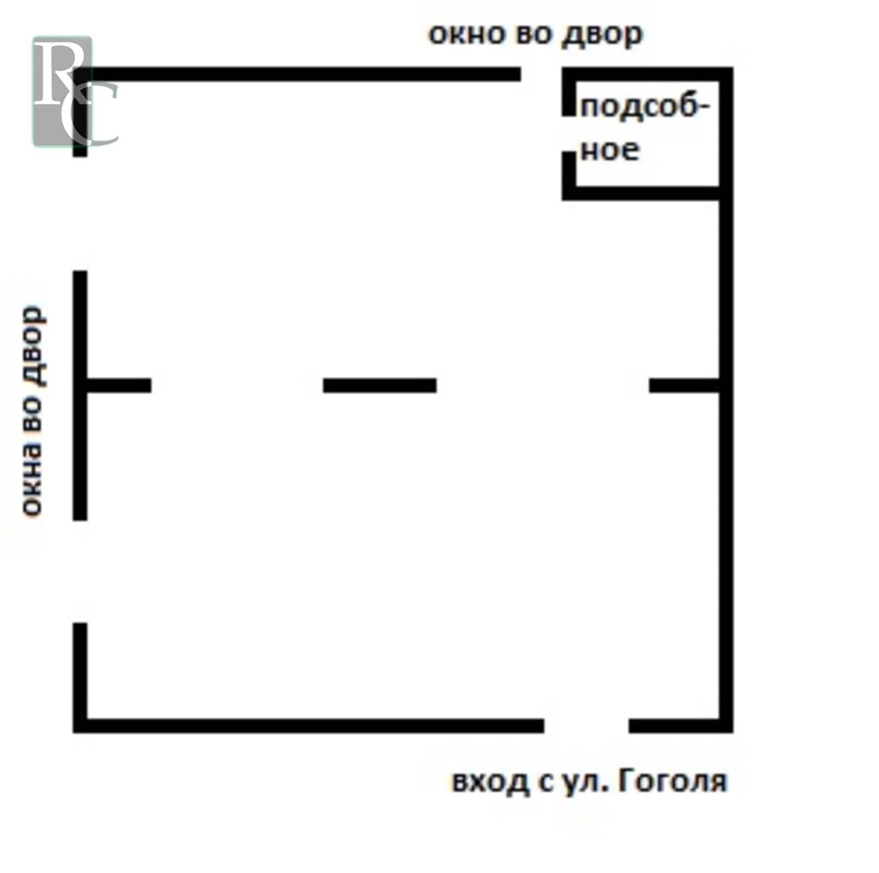 Планировка: Помещение свободного назначения, 77 м²