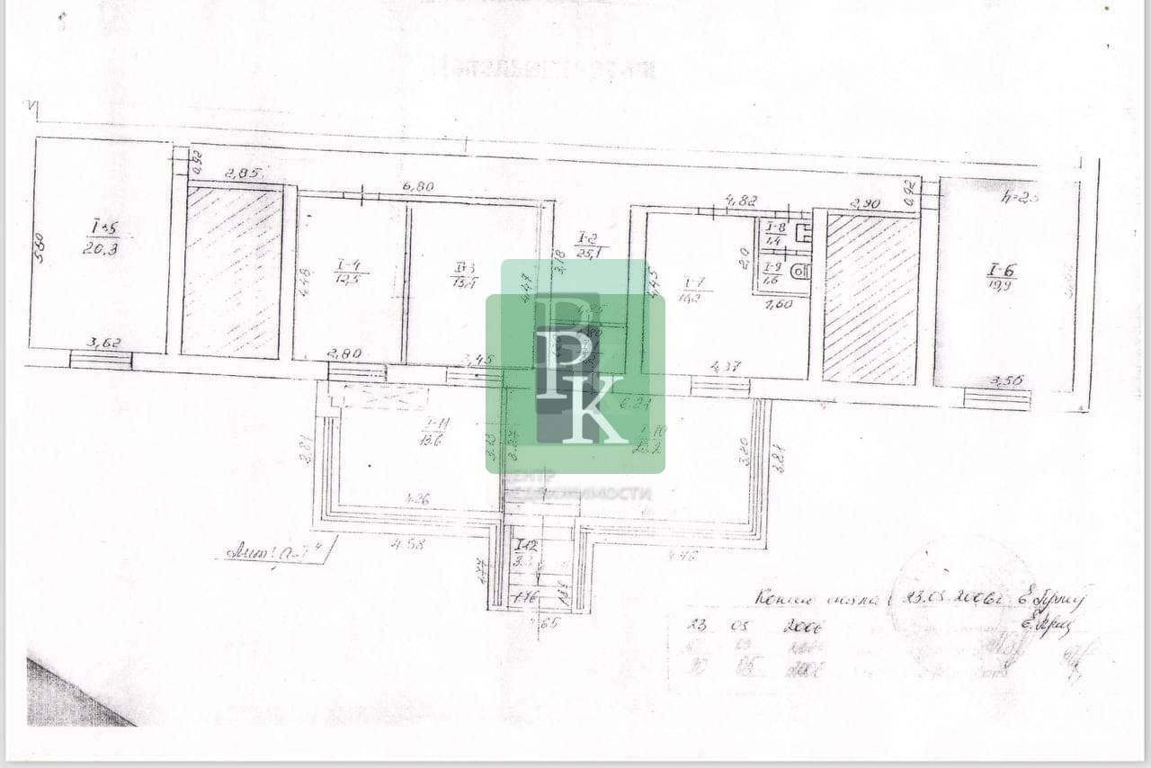 Планировка: Офис, 169 м²