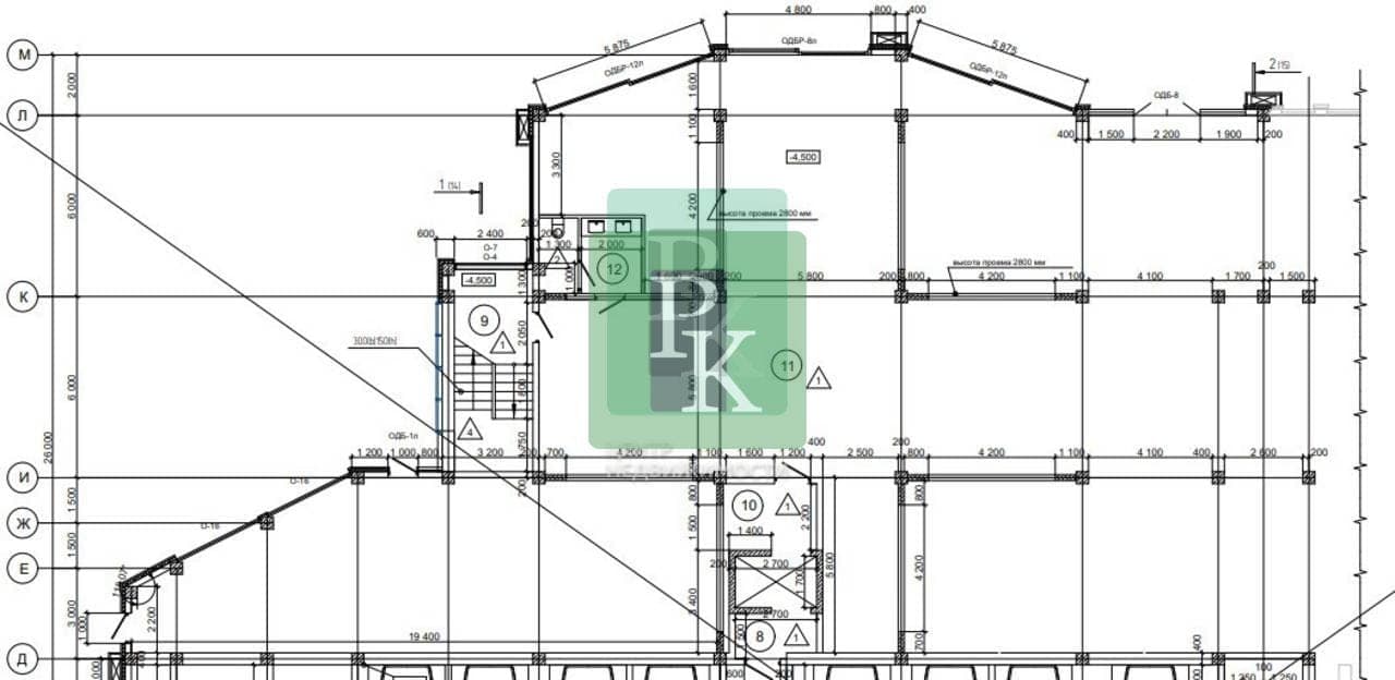 Планировка: Торговое помещение, 509.8 м²