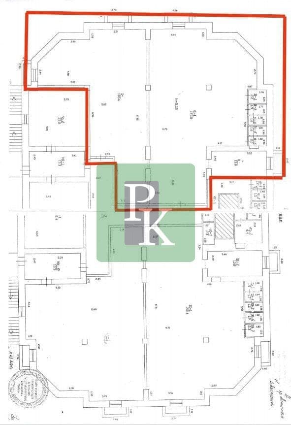 Планировка: Помещение свободного назначения, 272.2 м²