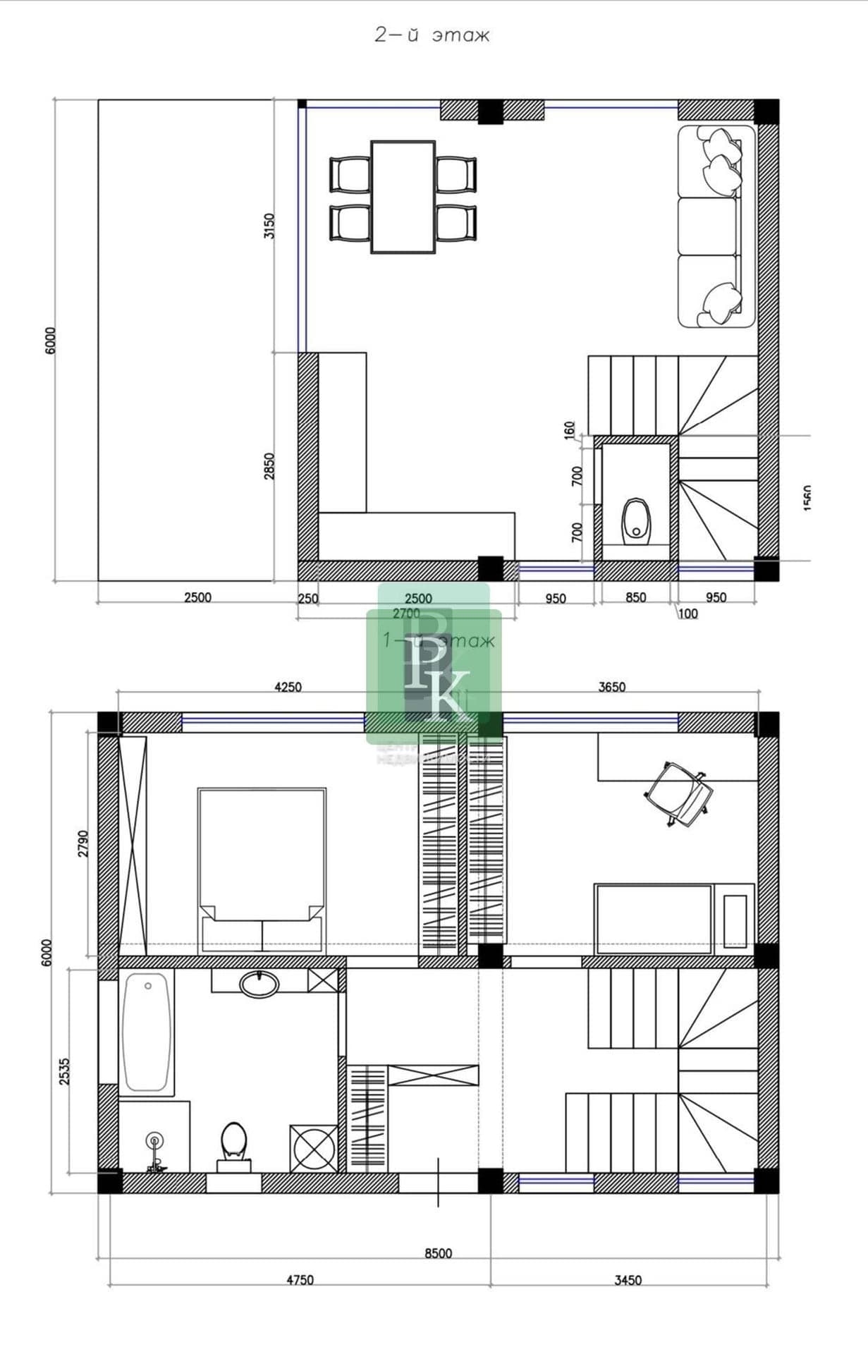 Планировка: Дом, 100 м²