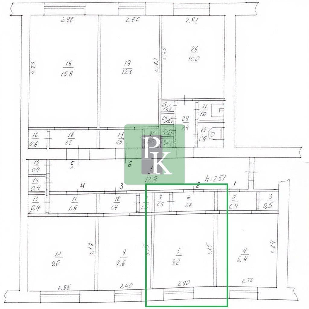 Планировка: Комната, 11.4 м²