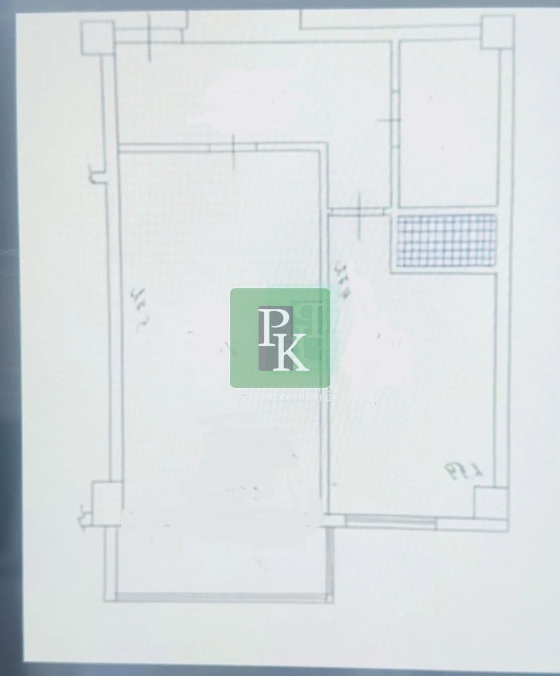 Планировка: 1-комн. квартира, 43 м²