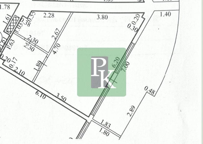 Планировка: 1-комн. апартаменты, 32 м²