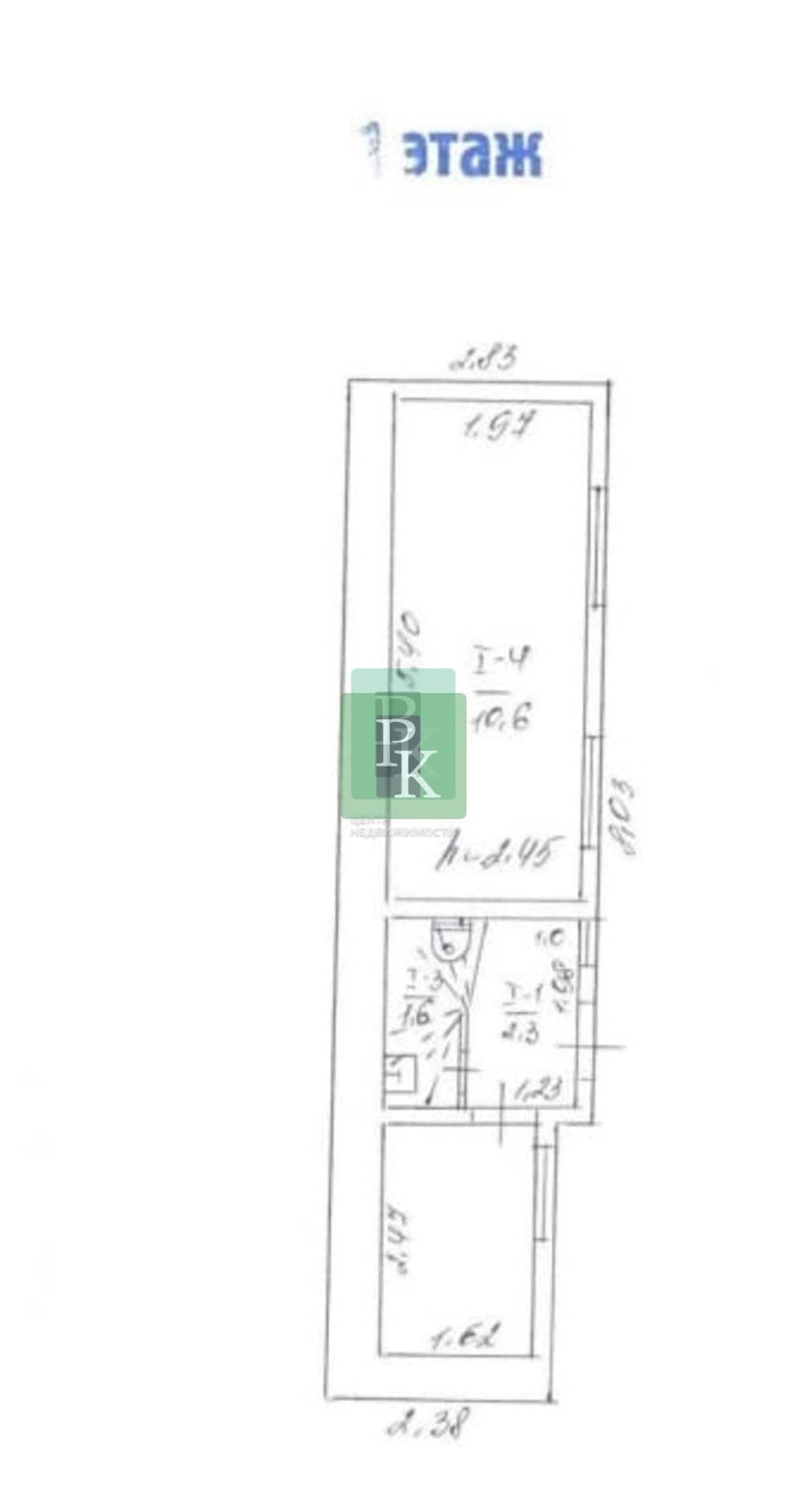 Планировка: Помещение свободного назначения, 22 м²