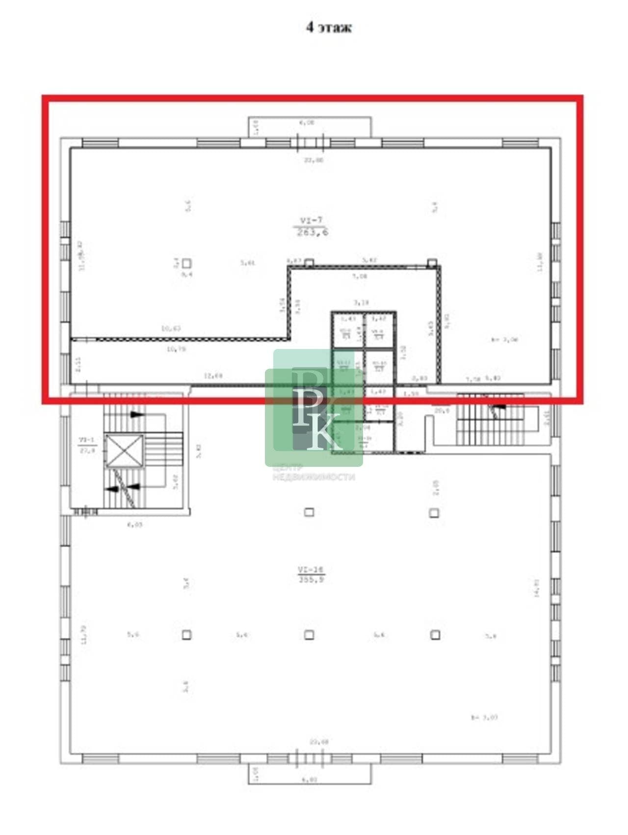 Планировка: Помещение свободного назначения, 273 м²