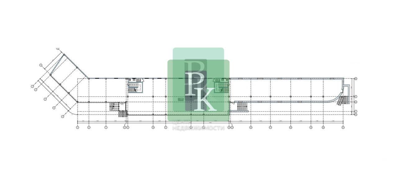 Планировка: Торговое помещение, 860 м²