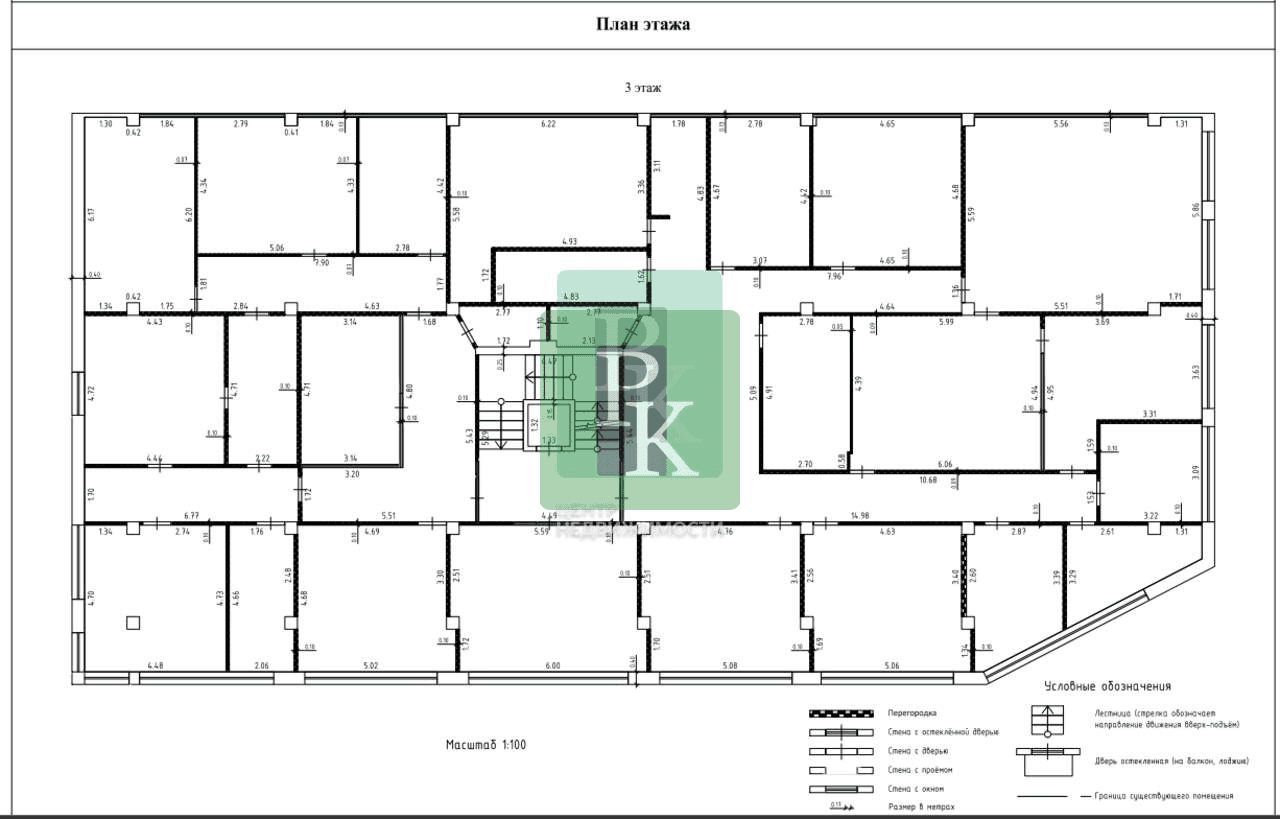 Планировка: Помещение свободного назначения, 600 м²