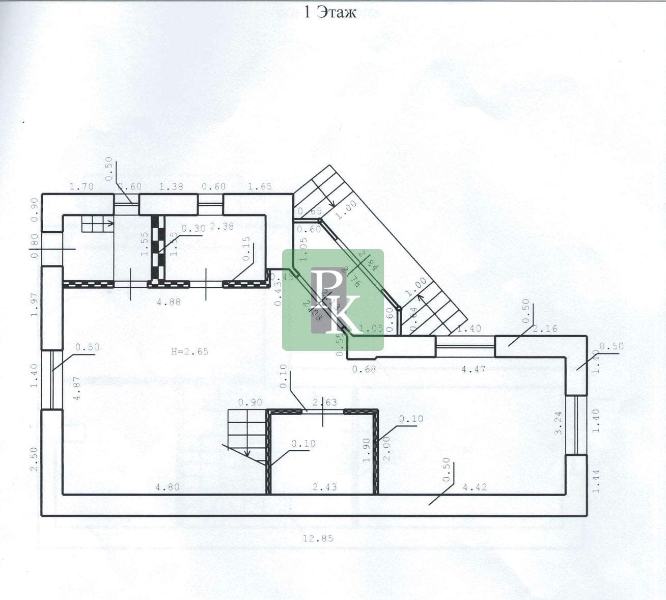 Планировка: Дом, 121.4 м²