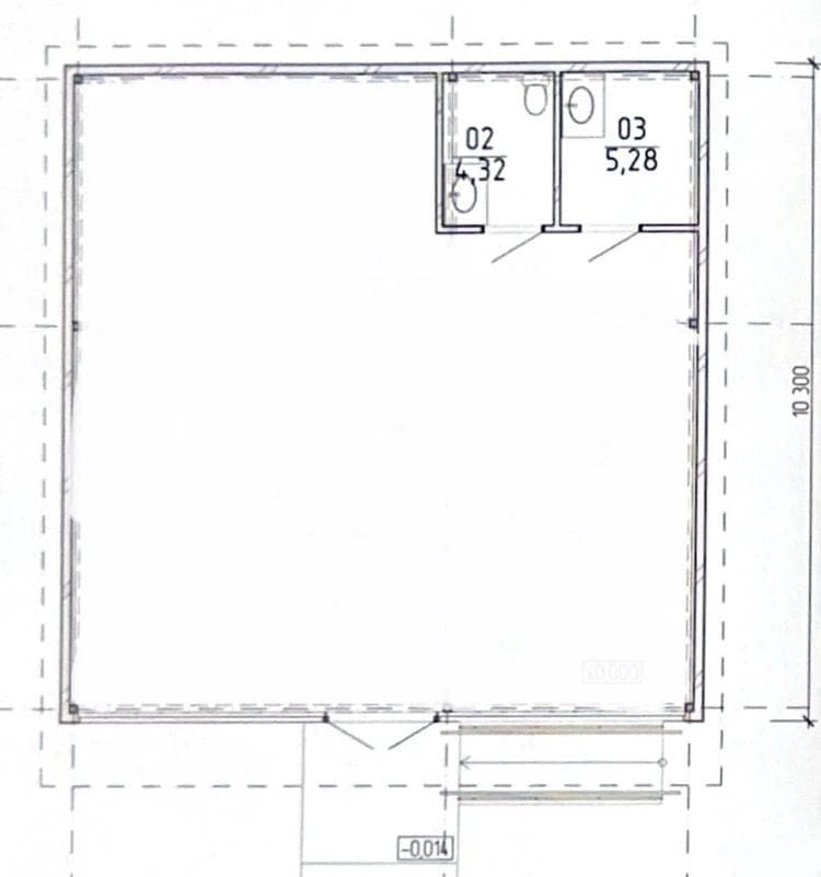 Планировка: Помещение свободного назначения, 100 м²