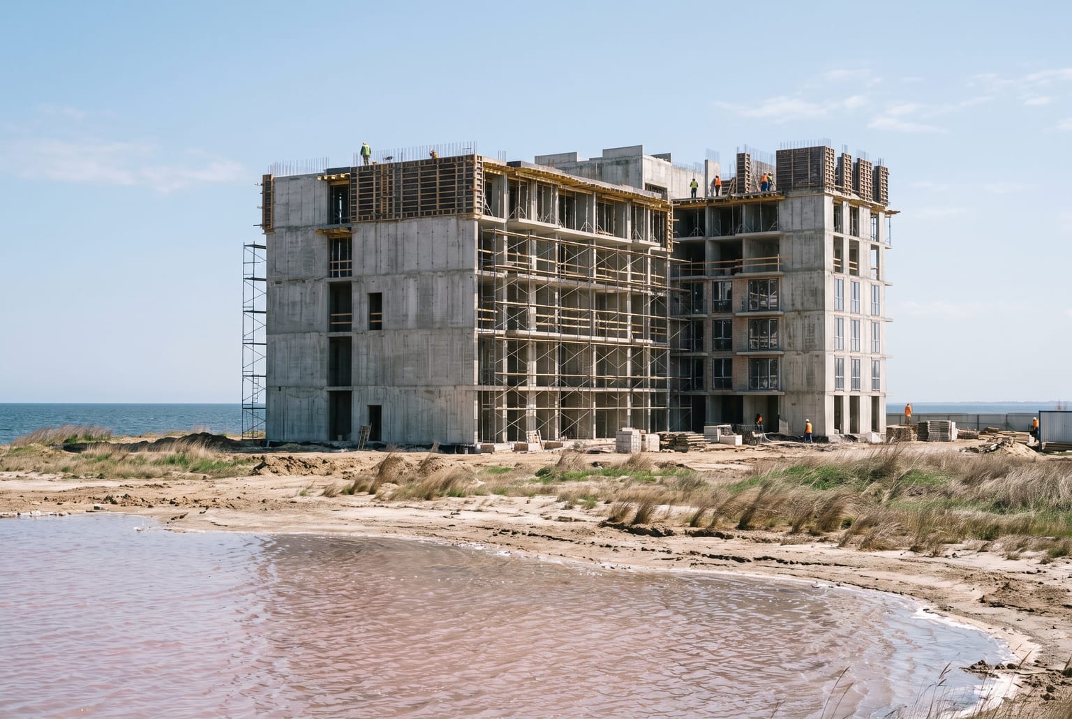 В Евпатории открыли продажи ЖК «Прибрежный дом» между морем и розовым озером
